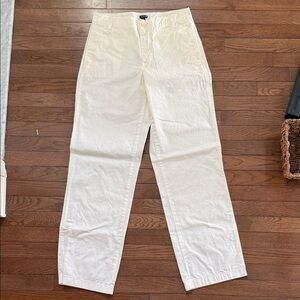 J. Crew Sailor Heritage Chino Pant White 27T